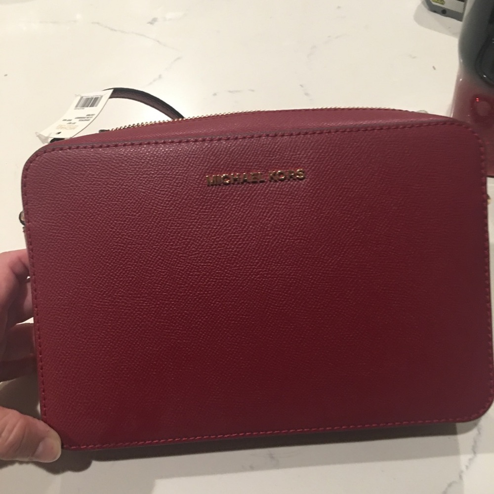 Michael Kors Red Crossbody Bag